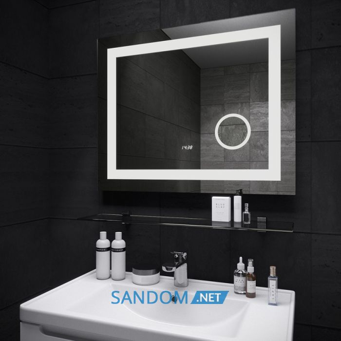 Зеркало в ванную Sanwerk Ultra Mega 100х65 с LED подсветкой