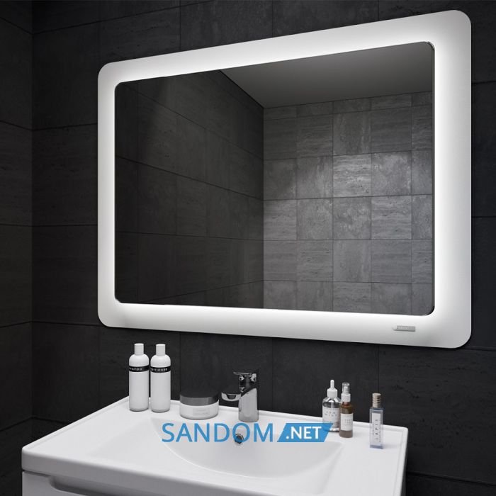 Дзеркало для ванної кімнати Sanwerk Ultra Cosmo White 88х83 з LED підсвіткою