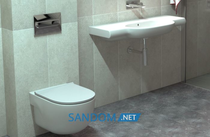Унітаз підвісний Roca Meridian Rimless A34H242000 із сидінням Slim (48 см)
