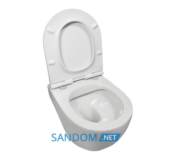 Унітаз підвісний Roca Meridian Rimless A34H242000 із сидінням Slim (48 см)