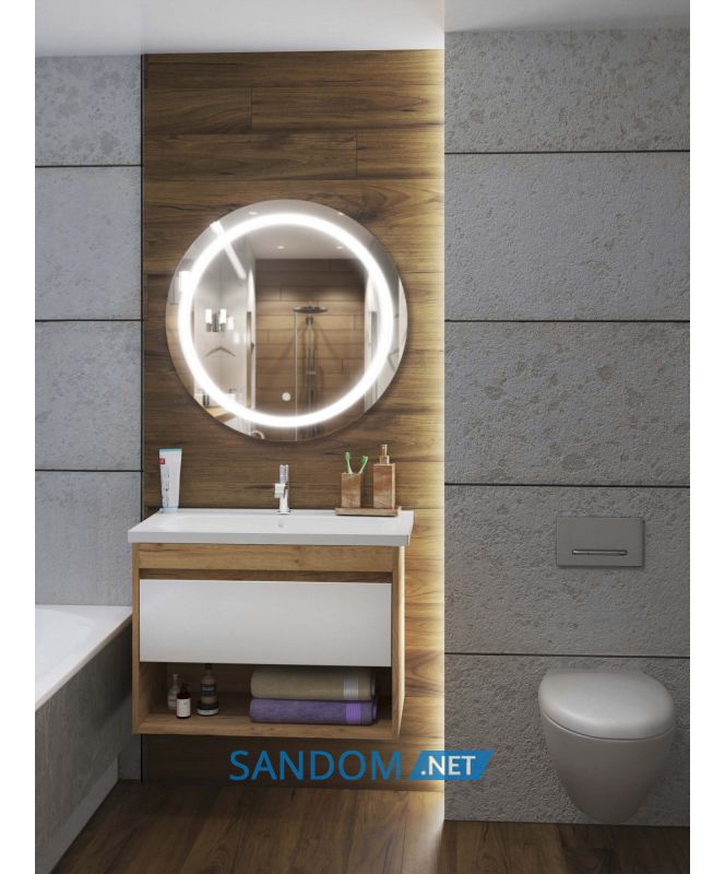 Дзеркало з LED підсвічуванням Sunny 80x80 S із сенсором