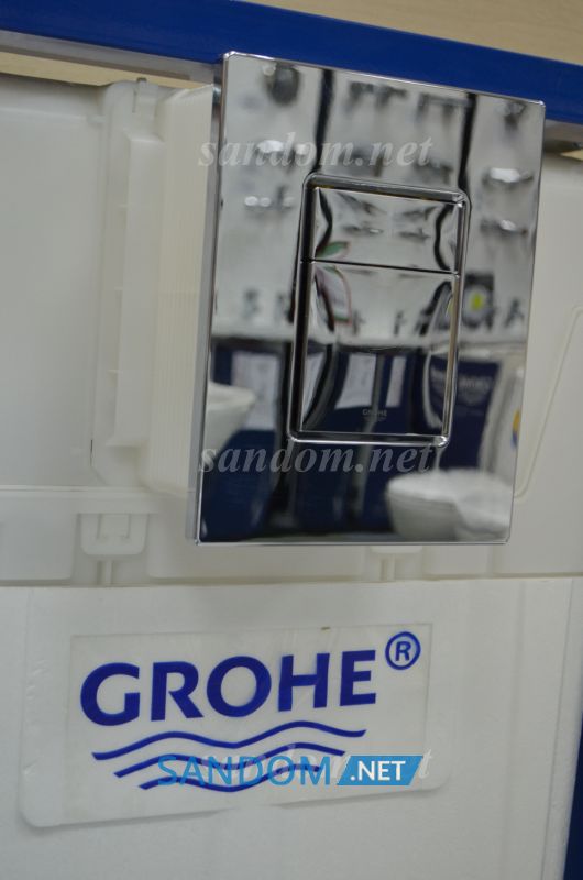  Інсталяція для унітазу Grohe Rapid SL 4 в 1 із прямокутною кнопкою