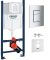  Инсталляция для унитаза Grohe Rapid SL 3 в 1 3884000G с кнопкой 38732000