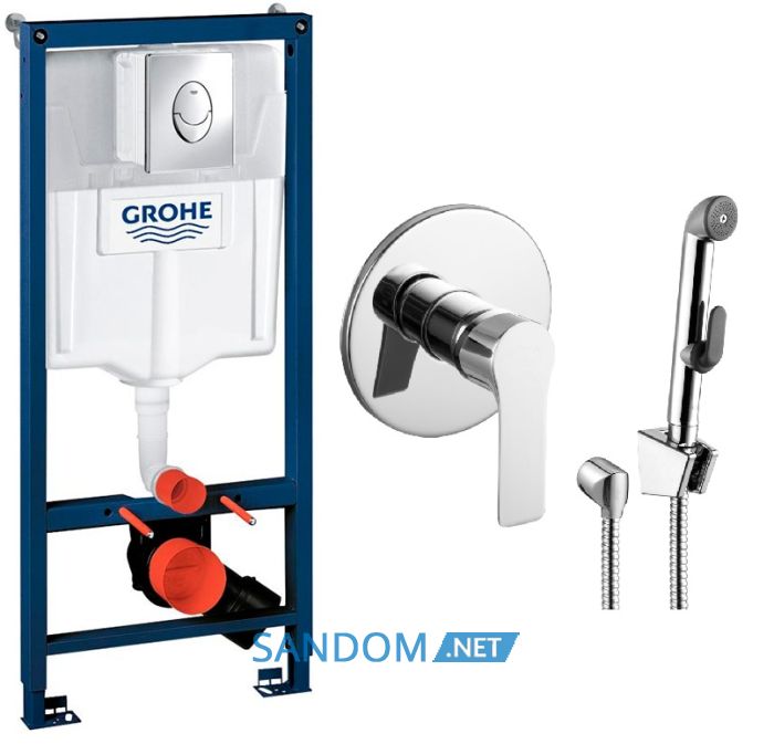 Інсталяція для унітазу Grohe Rapid SL 3 в 1 + набір VR30105Z-BT