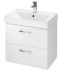 Тумба Cersanit Lara c умывальником Mille Slim 50 белая