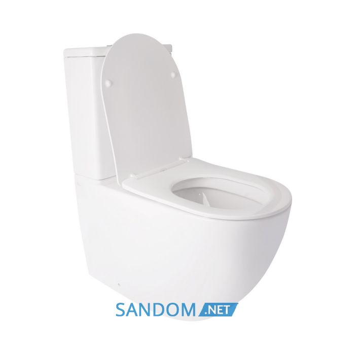 Унитаз-компакт Qtap Jay с сиденьем Soft-close QT07222176W