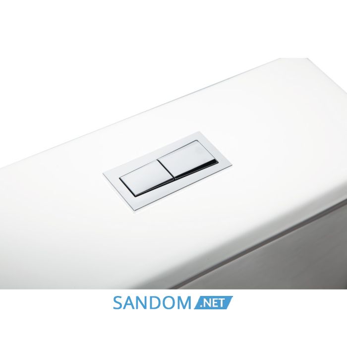 Унитаз-компакт Qtap Jay с сиденьем Soft-close QT07222176W