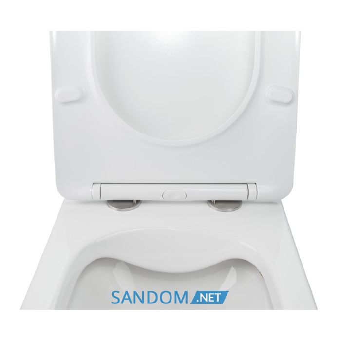 Унитаз подвесной Qtap Jay безободковый с сиденьем Soft-close QT07335176W