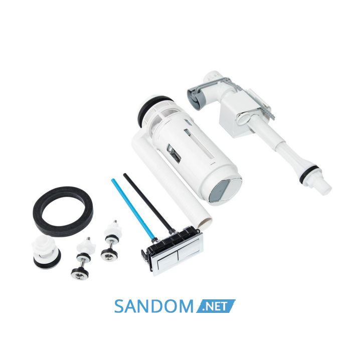 Унітаз-компакт Qtap Stork безободковий з сидінням Soft-close QT15222179W