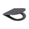 Унитаз подвесной Qtap Robin New QT1333046ENRMB безободковый с сиденьем Soft-close