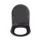 Унитаз подвесной Qtap Robin New QT1333046ENRMB безободковый с сиденьем Soft-close