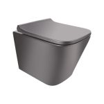 Унитаз подвесной Qtap Tern QT1733052ERMB безободковый с сиденьем Soft-close