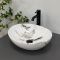 Умывальник накладной VBI PARMA CARRARA GLOSSY 41,5x33,5