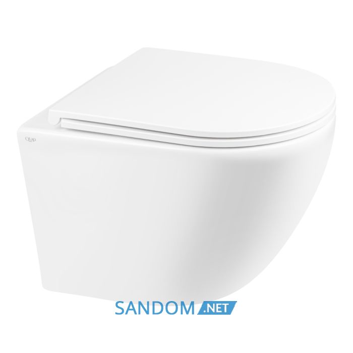 Унитаз подвесной Qtap Robin QT1333046ERW безободковый с сиденьем Soft-close