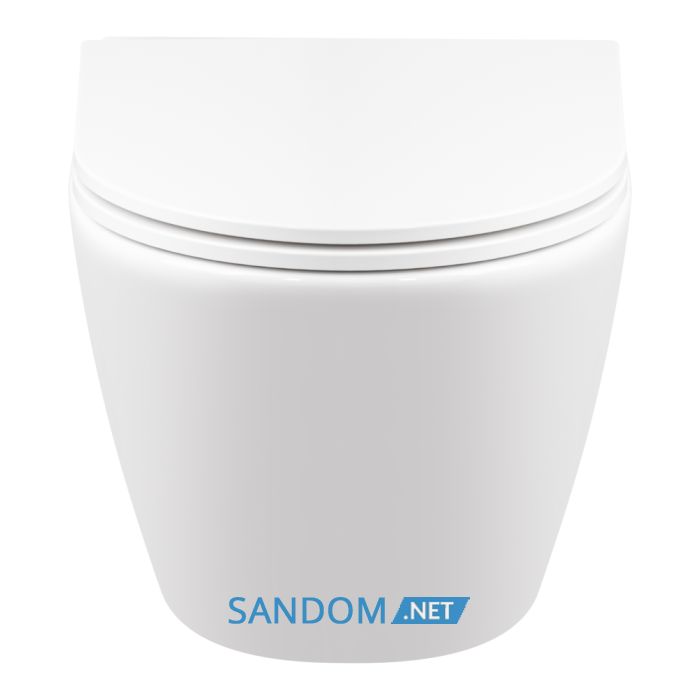 Унитаз подвесной Qtap Robin QT1333046ERW безободковый с сиденьем Soft-close