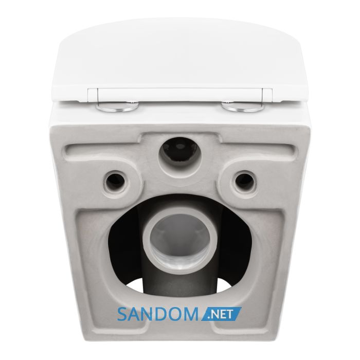 Унитаз подвесной Qtap Robin QT1333046ERW безободковый с сиденьем Soft-close