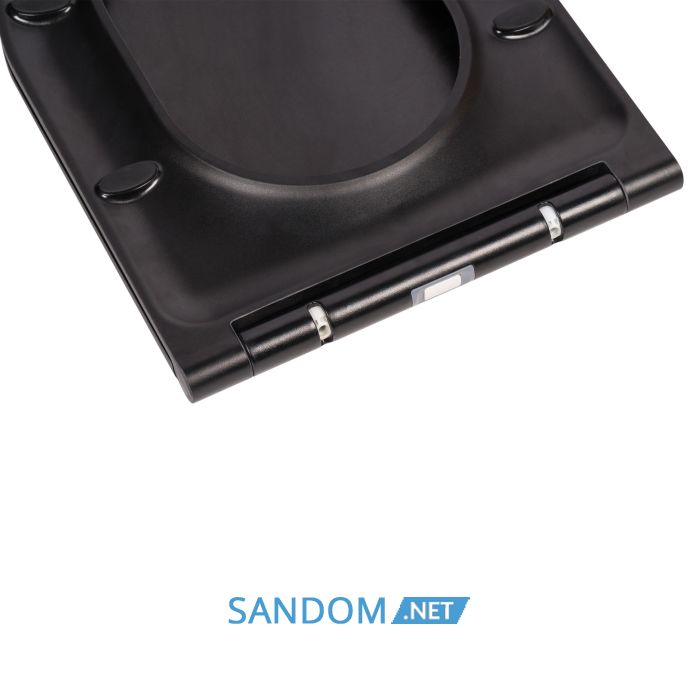 Унітаз підвісний Qtap Robin QT1333046ERMB безободковий з сидінням Soft-close