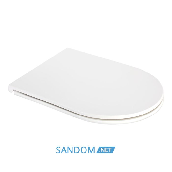 Унітаз підвісний Qtap Aries безободковий з сидінням Soft-close QT0333063ERW