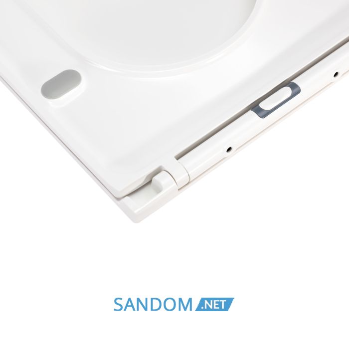Унітаз підвісний Qtap Aries безободковий з сидінням Soft-close QT0333063ERW