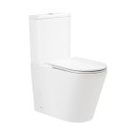 Унитаз-компакт Qtap Scorpio QT14222125ARW без ободка с сиденьем Soft-close