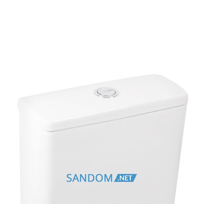 Унитаз-компакт Qtap Tern безободковый с сиденьем Soft-close QT17222093ARW