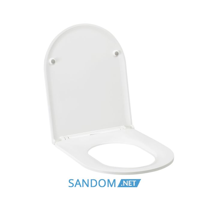 Унитаз-компакт Qtap Robin QT13222141ARW без ободка с сиденьем Soft-close