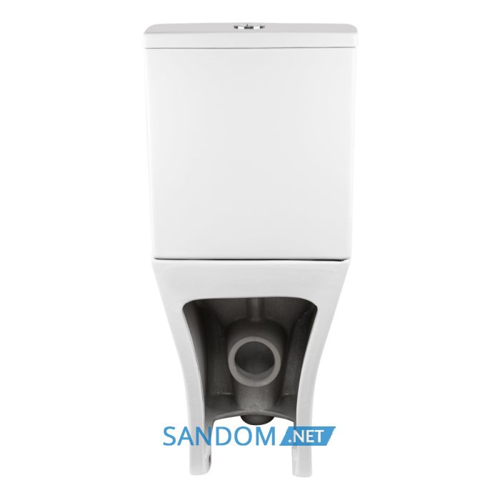 Унітаз-компакт Qtap Virgo безободковий з сидінням Soft-close QT18222169ARW