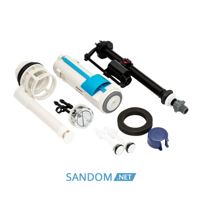 Унитаз-компакт Qtap Robin QT13222141ARMB без ободка с сиденьем Soft-close
