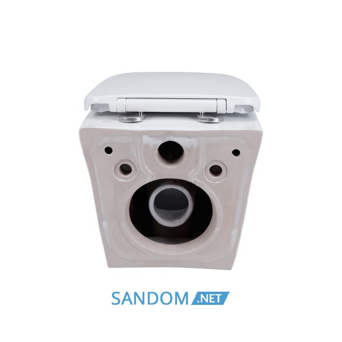 Унітаз підвісний Qtap Gemini безободковий з сидінням Soft-close QT25332614EW