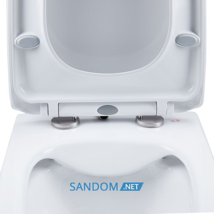 Унітаз підвісний Qtap Gemini безободковий з сидінням Soft-close QT25332614EW