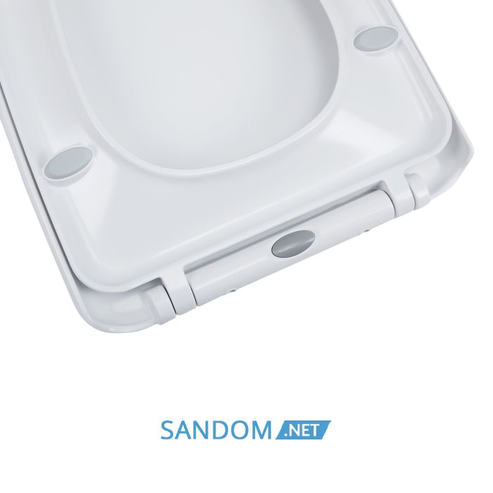 Унітаз підвісний Qtap Gemini безободковий з сидінням Soft-close QT25332614EW