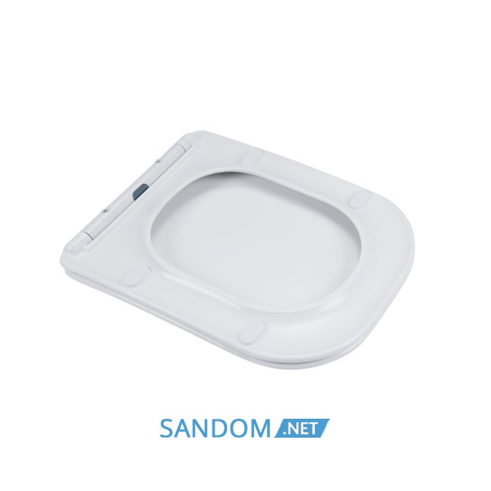 Унитаз подвесной Qtap Presto безободковый с сиденьем Soft-close QT24332615EW