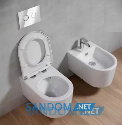 Унітаз підвісний Cersanit Inverto Stream On з сидінням Slim slow-closing