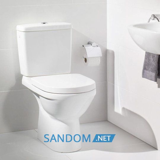 Унітаз-компакт Villeroy Boch O.Novo 56610101 із сидінням SoftClose