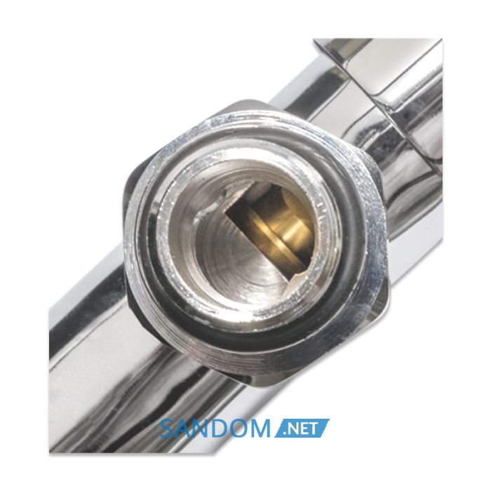 Кран угловой Laris 1/2" - 1/2" Удлиненный 2шт. (ZZ-5101)