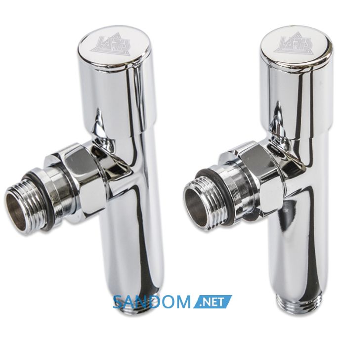 Кран угловой Laris 1/2" - 1/2" Удлиненный 2шт. (ZZ-5101)