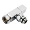 Кран кутовий Laris 1/2" - 3/4" Кватро Класік 2шт. (LX-851)