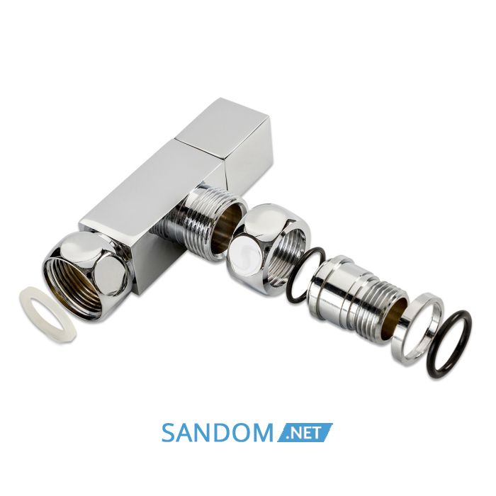 Кран кутовий Laris 1/2" - 3/4" Кватро Класік 2шт. (LX-851)