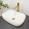 Умивальник накладний VBI RAVENNA WHITE GOLD EDGE 46x32,5