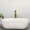 Умивальник накладний VBI RAVENNA WHITE GOLD EDGE 46x32,5