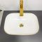 Умивальник накладний VBI RAVENNA WHITE GOLD EDGE 46x32,5