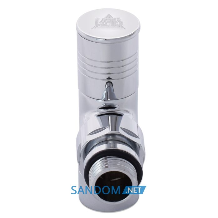 Кран угловой Laris Обычный 1/2" - 1/2" 2шт. (ZZ-4702)