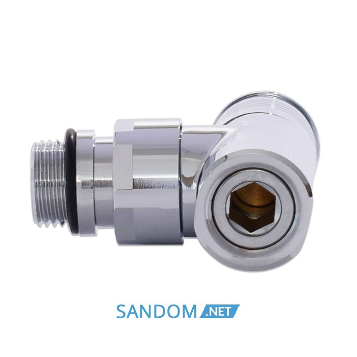 Кран угловой Laris Обычный 1/2" - 1/2" 2шт. (ZZ-4702)