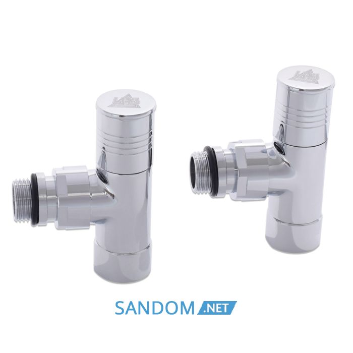 Кран угловой Laris Обычный 1/2" - 1/2" 2шт. (ZZ-4702)