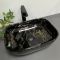 Умивальник накладний VBI RAVENNA MARBLE BLACK GLOSSY 46x32,5