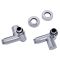 Кран кутовий Laris Під ТЕН 1/2" - 1/2" 2шт. (LX-2044)
