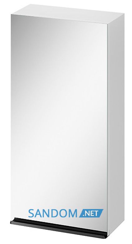 Зеркальный шкаф Cersanit Virgo 40 черная ручка