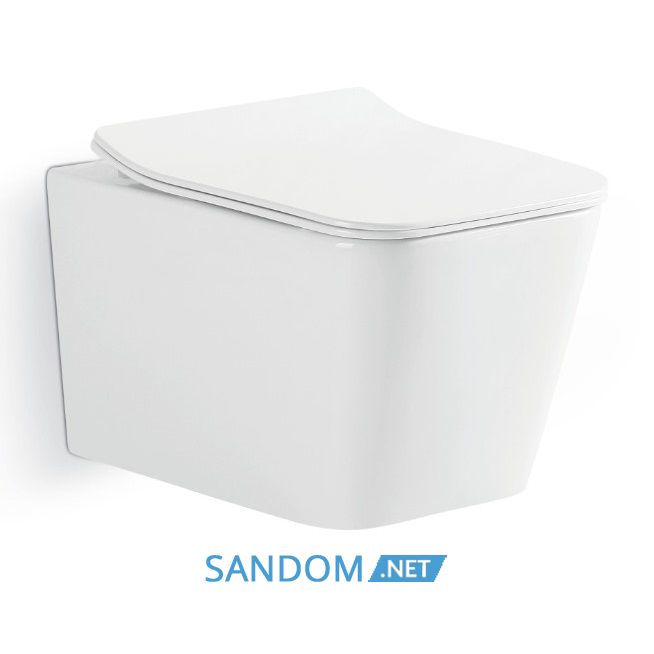 Унитаз подвесной безободковый Devit LINEA 3040120 с сидением