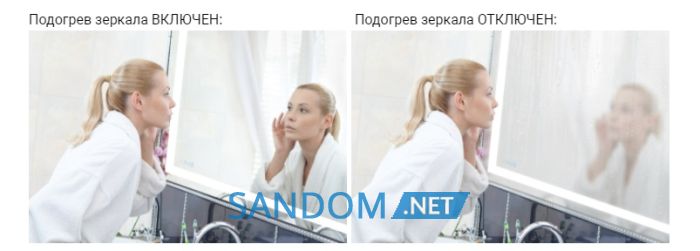 Дзеркало Liberta Lacio з LED-підсвічуванням кругле