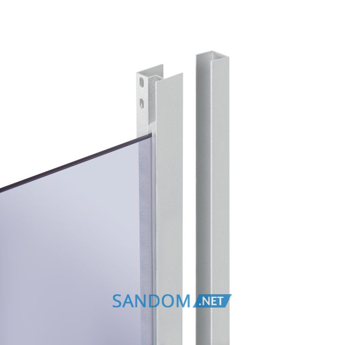 Душова кабіна Lidz Wawel SC80x80.SAT.LOW.GR з низьким піддоном, сіре скло
